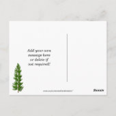 山が呼んでいるので、はがきに行かなければならない ポストカード (裏面)