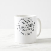 山が呼んでいる コーヒーマグカップ (正面右)