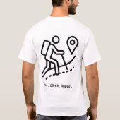 山が呼んでいる ハイキングTシャツ | マウンテン Tシャツ (裏面)