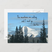山が呼んでいる… ポストカード (正面/裏面)