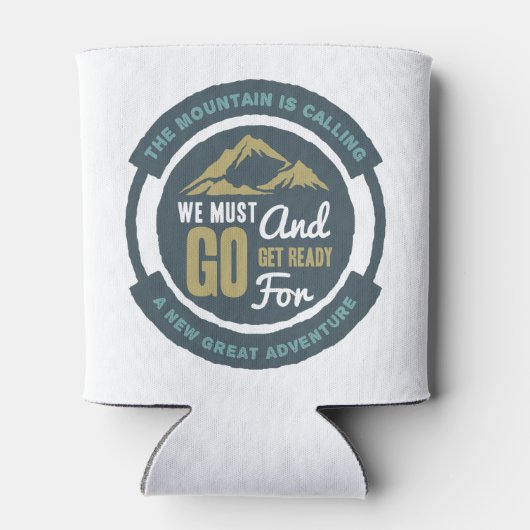 山が呼んでいる、我々は行かなければならない 缶クーラー (裏面)