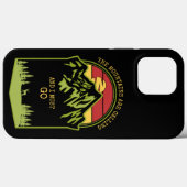 山が呼んでいる 森の夕焼け 鹿 Case-Mate iPhoneケース (裏面 (横))
