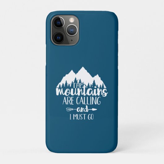 山が呼んでいる、行かねば Case-Mate iPhoneケース (裏)