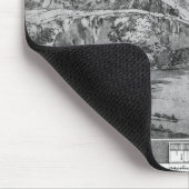 山が多い景色 マウスパッド (コーナー)