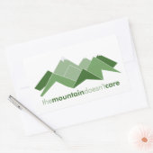 山が無気にい 長方形シール (封筒)