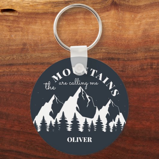 山が私を呼んでいる キーホルダー (正面)