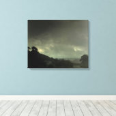 山が見える キャンバスプリント (インサイチュ (ウッドフロア))