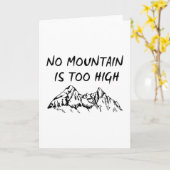 山が高い カード (黄色い花)