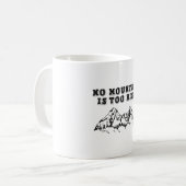 山が高い コーヒーマグカップ (正面左)