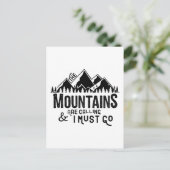 山が鳴っているから行かなけりゃならぬ ポストカード (スタンド正面)