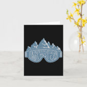 山が鳴っている カード (黄色い花)