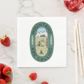 山が鳴っている スタンダードランチョンナプキン (インサイチュ)