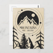 山が鳴っている ポストカード (正面/裏面)