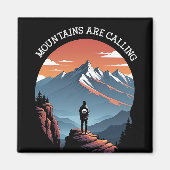 山が鳴っている マグネット (正面)