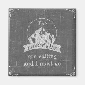 山が鳴っている マグネット (正面)