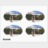 山が鳴っている 楕円形シール (シート)