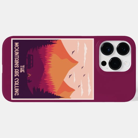 山が鳴っている Case-Mate iPhoneケース (裏面 (横))