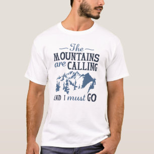 山が鳴っている Tシャツ