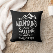 山が鳴って行かなくちゃ クッション (ブランケット)