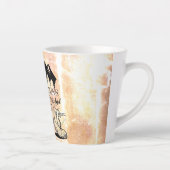 山が鳴って行かなければならぬ カフェラテマグ (右)