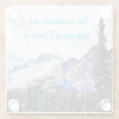 山が鳴って行かなければならぬ ガラスコースター (裏面)