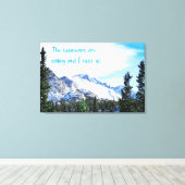 山が鳴って行かなければならぬ キャンバスプリント (インサイチュ (ウッドフロア))