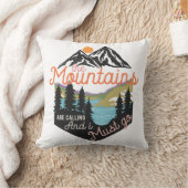 山が鳴って行かなければならぬ クッション (ブランケット)