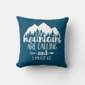 山が鳴って行かなければならぬ クッション (正面)