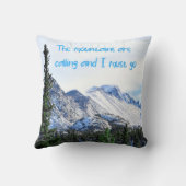 山が鳴って行かなければならぬ クッション (裏面)