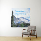 山が鳴って行かなければならぬ タペストリー (インサイチュ)