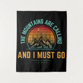 山が鳴って行かなければならぬ タペストリー (正面)