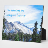 山が鳴って行かなければならぬ フォトプラーク (側面)