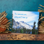 山が鳴って行かなければならぬ フォトプラーク (側面)