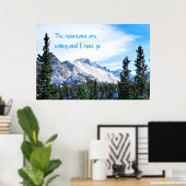 山が鳴って行かなければならぬ ポスター (ホームオフィス)