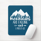 山が鳴って行かなければならぬ マウスパッド (マウス)