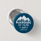 山が鳴って行かなければならぬ 缶バッジ (正面&裏面)