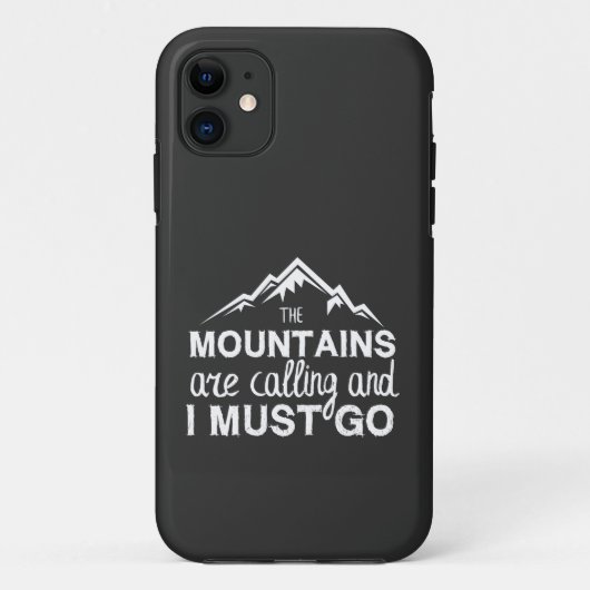 山が鳴って行かなければならぬ Case-Mate iPhoneケース (裏面)