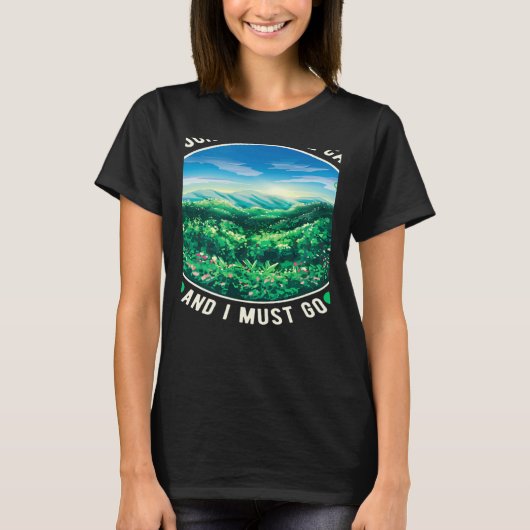 山が鳴って行かなければならぬ Tシャツ (正面)