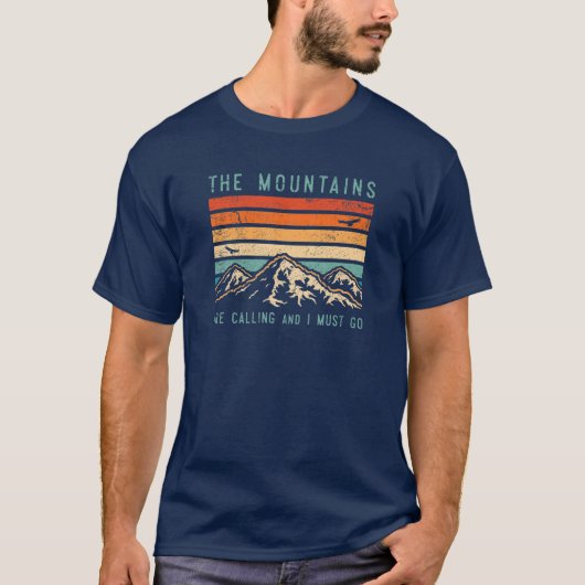 山が鳴る Tシャツ (正面)
