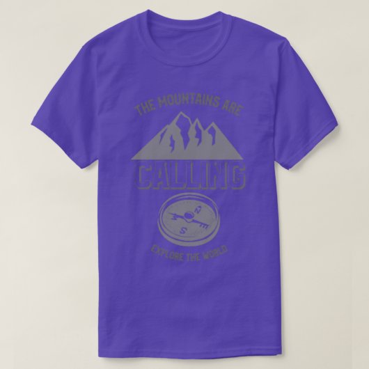山が2を呼んでいる Tシャツ (デザイン正面)