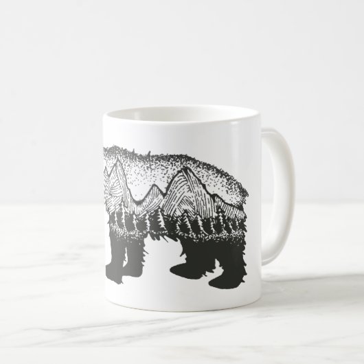 山くまのマグ コーヒーマグカップ (正面右)