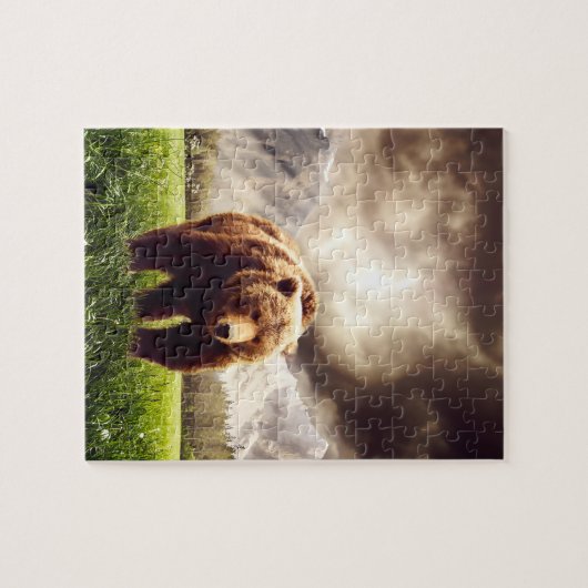 山くま ジグソーパズル (横)