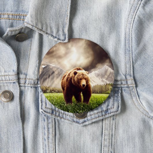 山くま 缶バッジ (インサイチュ)