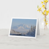 山こんにちはカード カード (黄色い花)