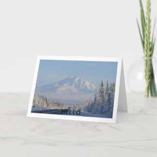 山こんにちはカード カード