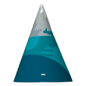 山でのスキー – スキーヤー パーティーハット (右)