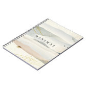 山とゴールデン・ラインの芸術背景。オリエンタル ノートブック (左側)