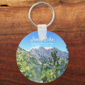 山とジェニー湖 |グランドテトンパーク キーホルダー (正面)