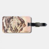 山とストリーム朝鮮王朝フォーク芸術 ラゲッジタグ (裏面横)