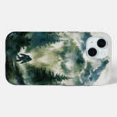 山とビッグフット Case-Mate iPhoneケース (裏面 (横))